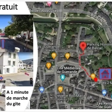 2 Au Cœur De La Cité Médiévale Appartamento Guérande